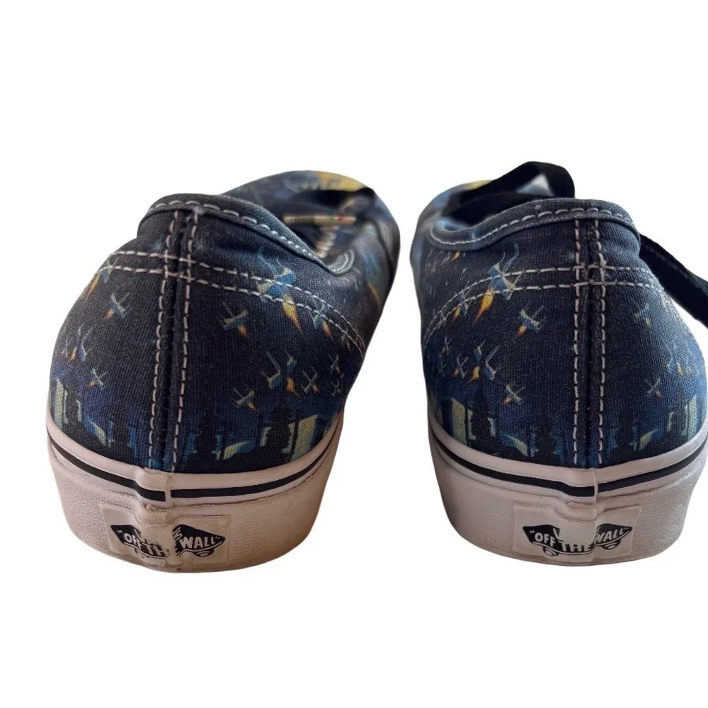 Vans Star Wars A New Hope Movie Sneakers M‎ 9 W 10.5 Jedi Saber Darth Vader Leia
